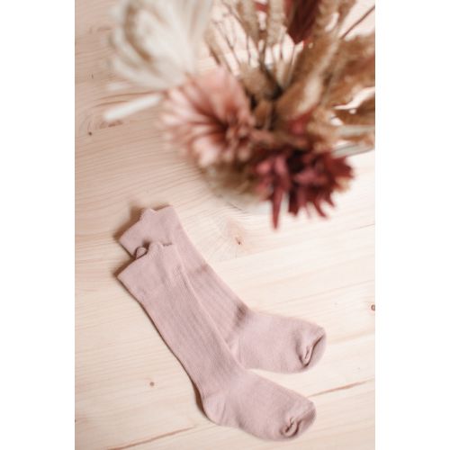 Chaussettes hautes Joey Vieux Rose